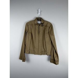 Viktor & Rolf Women's 100% Cotton Khaki Tan Jacket US M IT 44 NWT